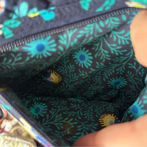 PREOWNED VERA BRADLEY ONE STRAP SHOULDER BAG BELT BAG FLORAL PATTERN PURSE - Picture 6 of 7